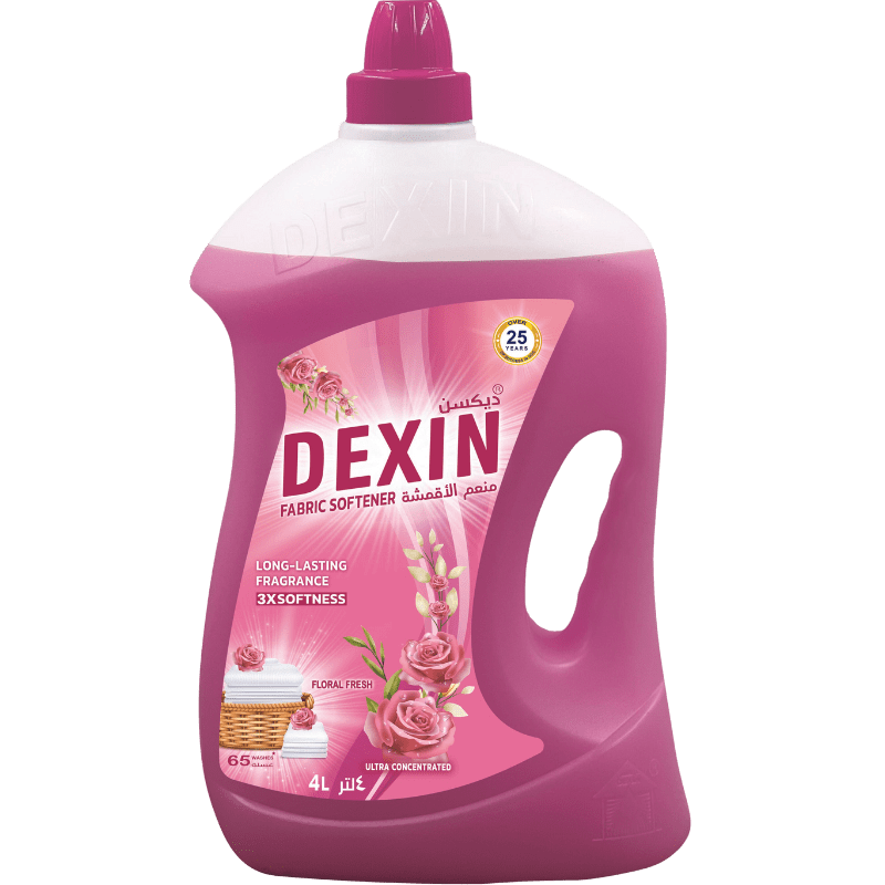 Dexin Flora Fresh Fabric Softener - 4 Litre