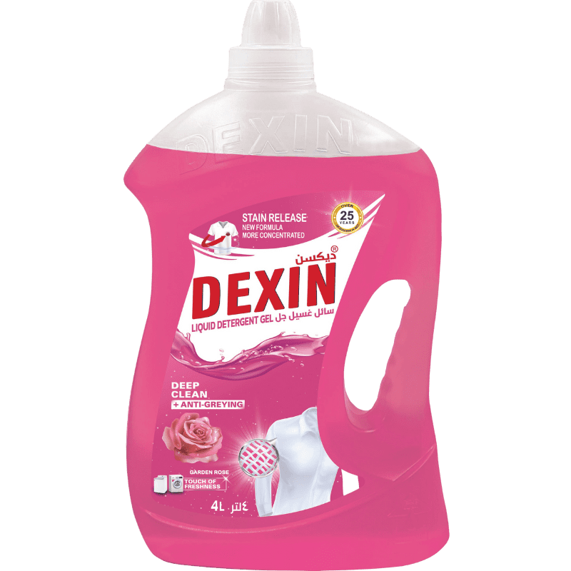 Dexin Rose Detergent Gel - 4 Litre